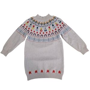 Hanna Andersson Fair Isle Gnome Sweater-XS